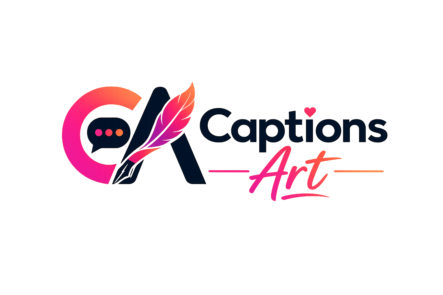 Captions art final logo