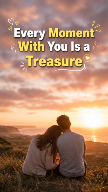 every moment with you is a tresure