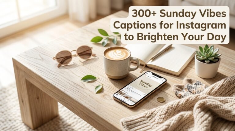 300+ Sunday Vibes Captions for Instagram to Brighten Your Day