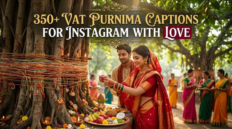 350+ Vat Purnima Captions for Instagram with Love